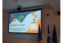 Obrázek k aktualitě Projekt Bankéři do škol - přednáška o finanční gramotnosti a kyberbezpečnosti